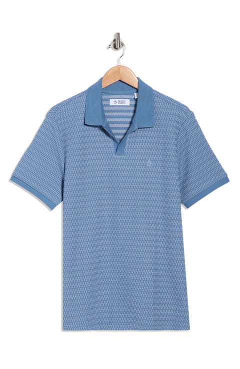 Crochet Stitch Johnny Collar Polo