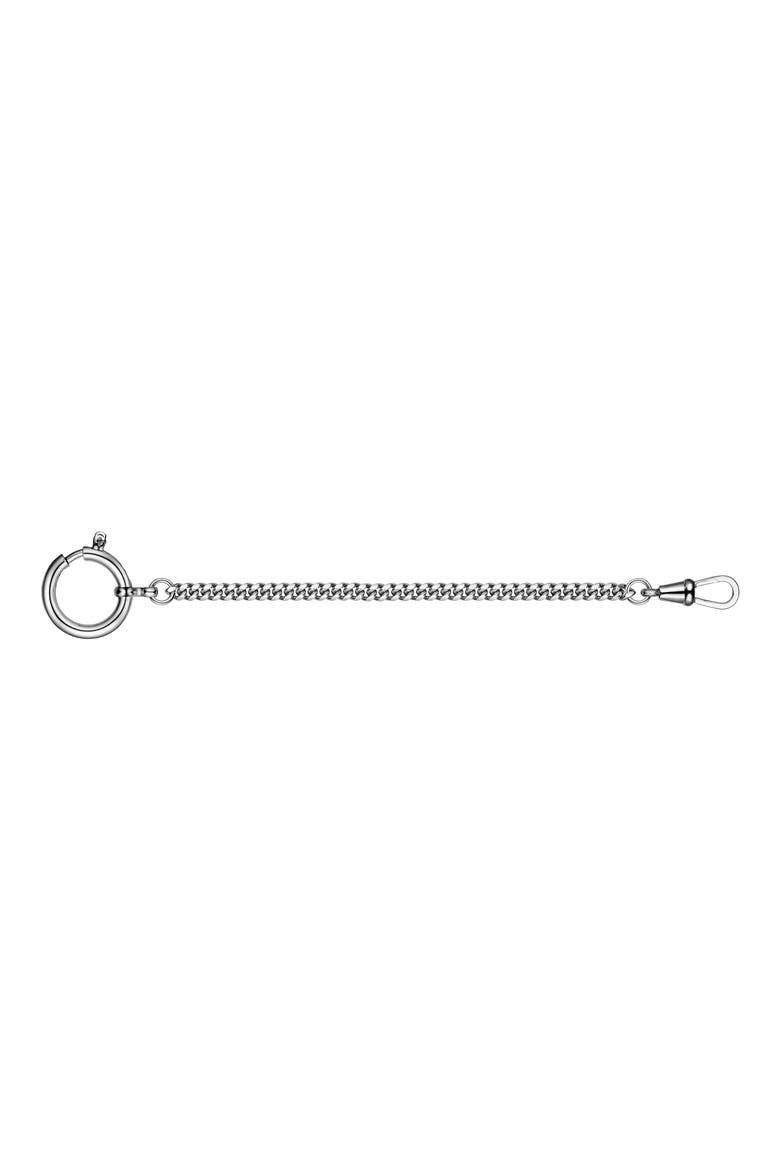 Savonnette Pocket Watch, 48mm, Alternate, color, SILVER/ WHITE