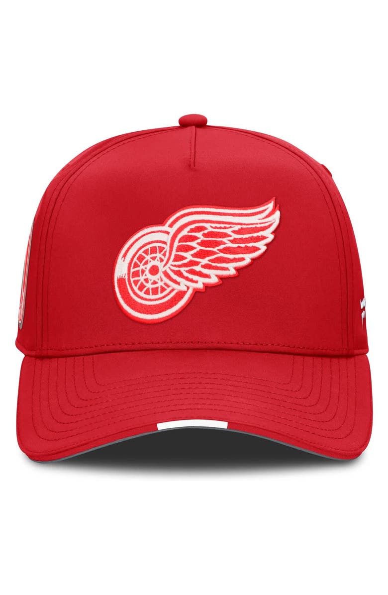FANATICS Men's Fanatics Red Detroit Red Wings 2025 NHL Draft Authentic Pro On-Stage Podium A-Frame Adjustable Hat, Alternate, color,