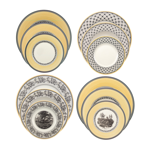 Villeroy & Boch Audun Ferme 12 Piece Dinnerware Set For 4