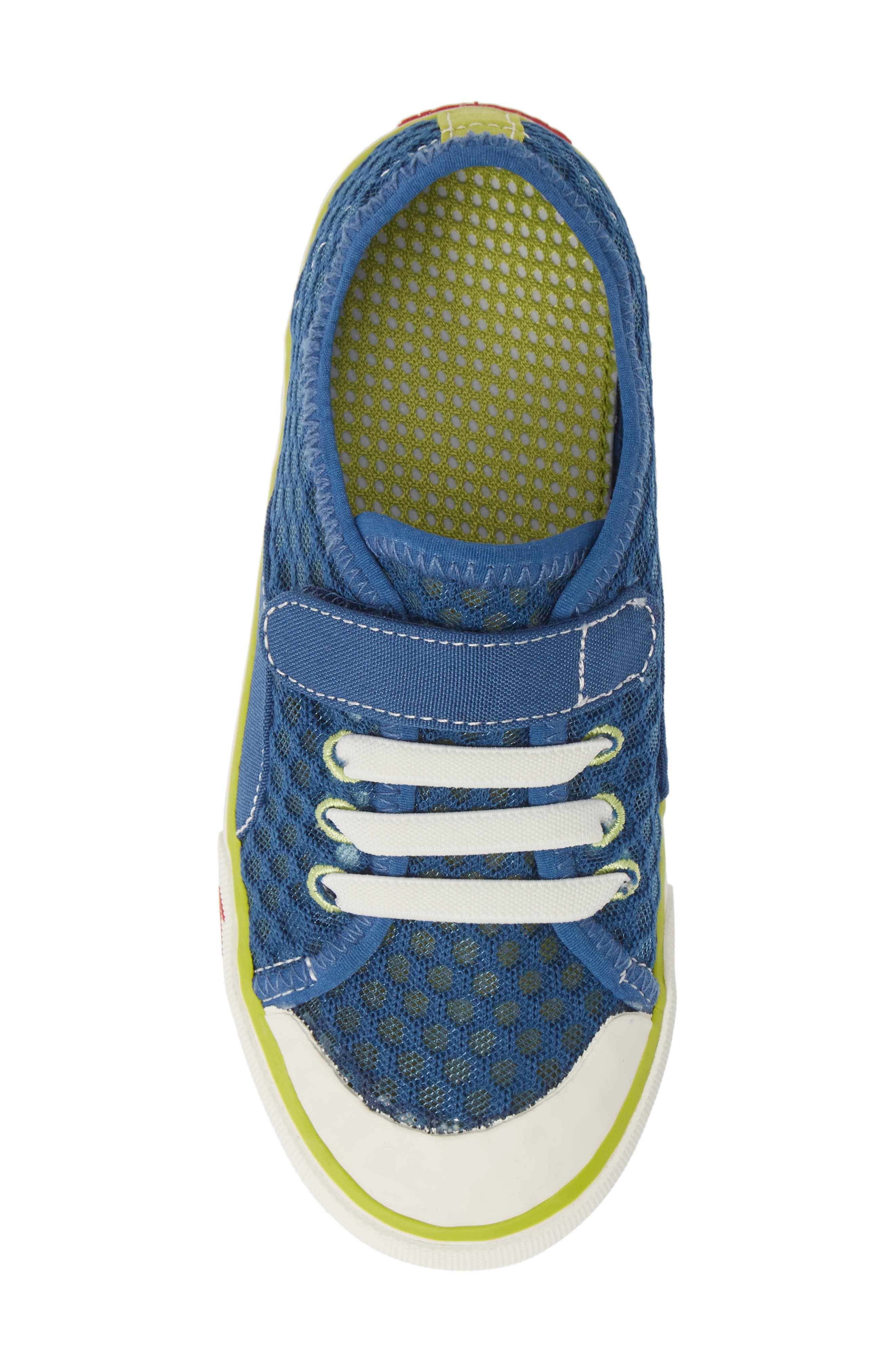 Saylor Sneaker, Alternate, color, BLUE/ LIME