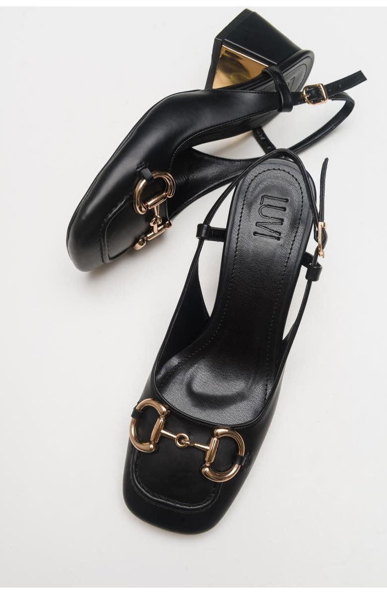 Prologue Shoes Karol Block Heel Pump, Alternate, color, Black