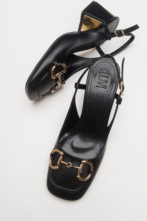 Prologue Shoes Karol Block Heel Pump In Multi