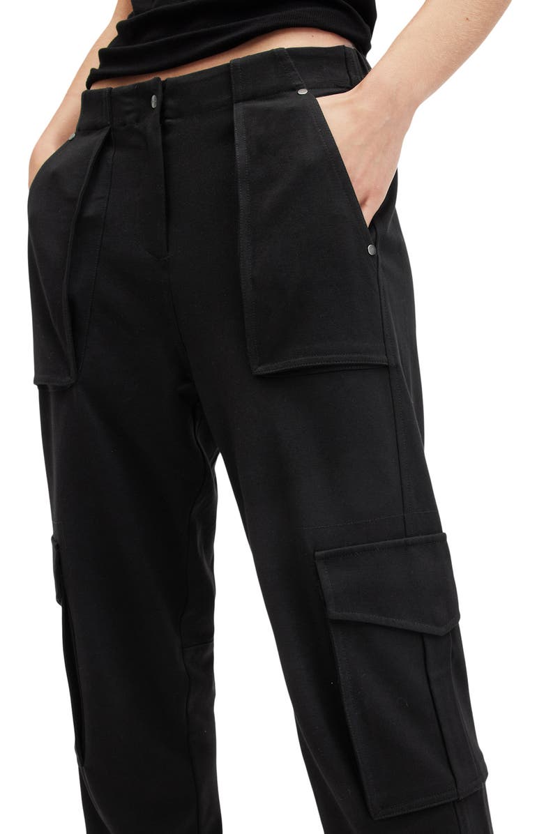 AllSaints Freda Taper Cargo Pants, Alternate, color, 