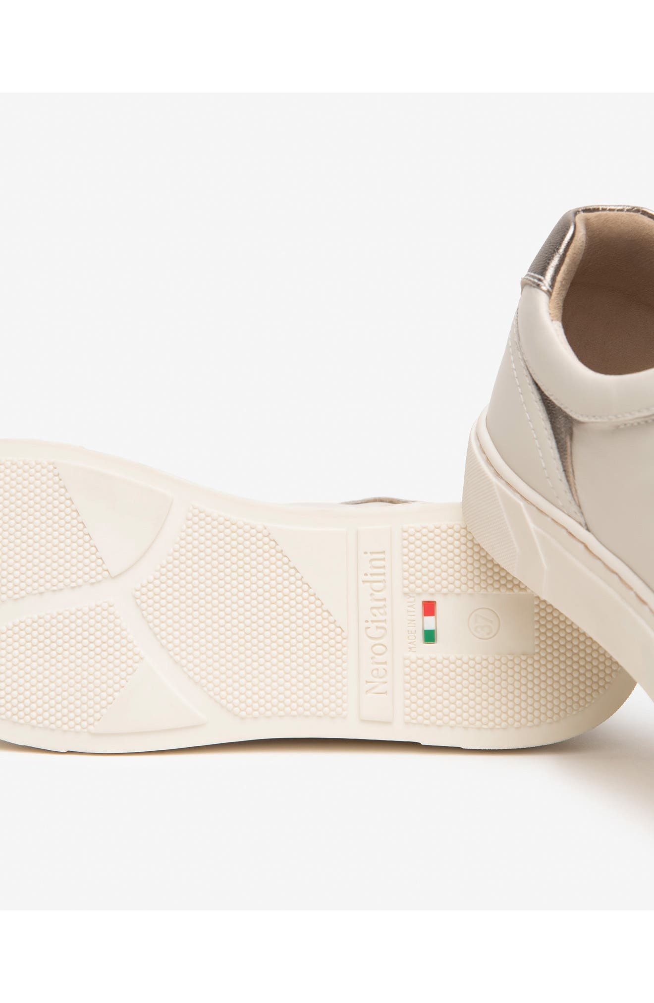 Low Top Side Zip Sneaker, Alternate, color, BEIGE
