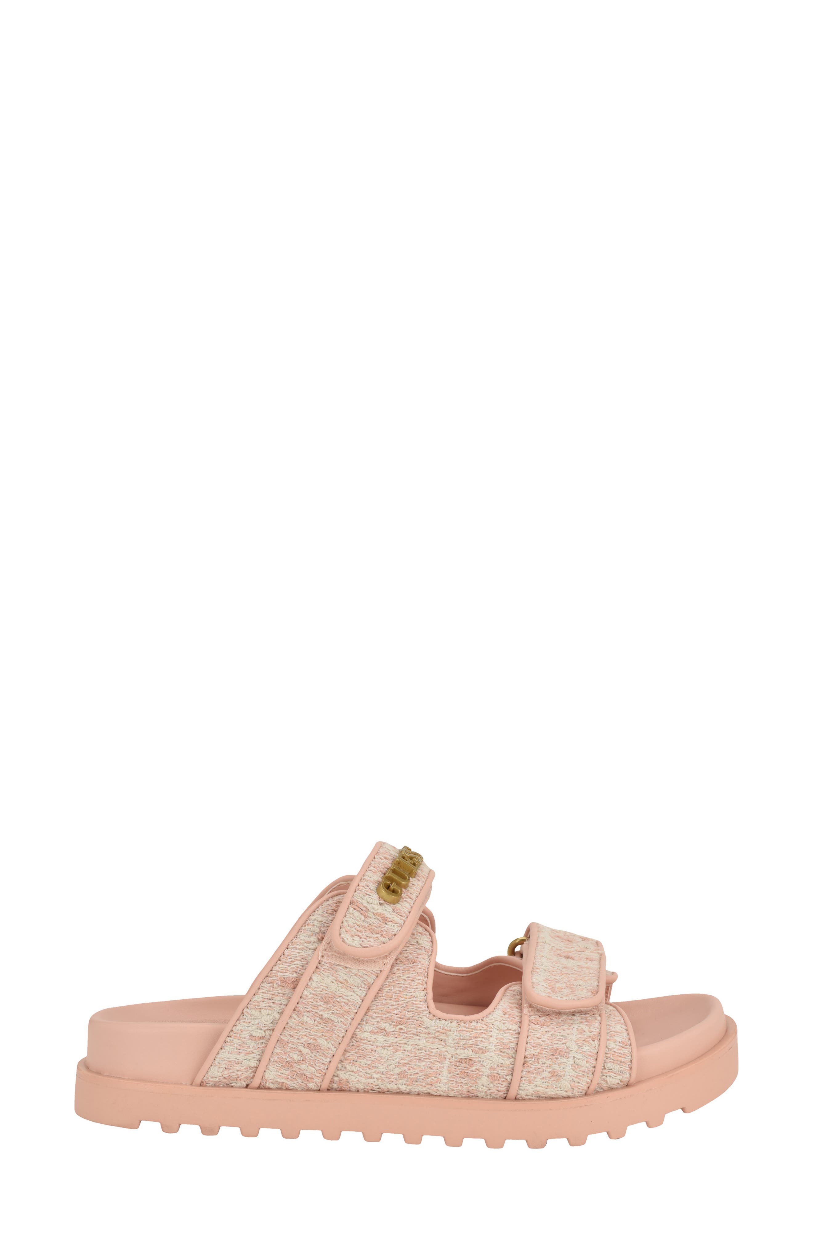 GUESS Fabulonn 2 Double Strap Sandals, Alternate, color, Pink
