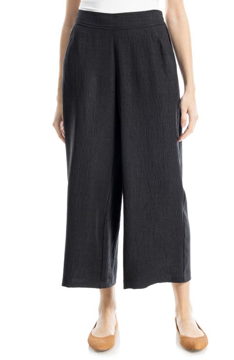 Textured Wide Leg Pants