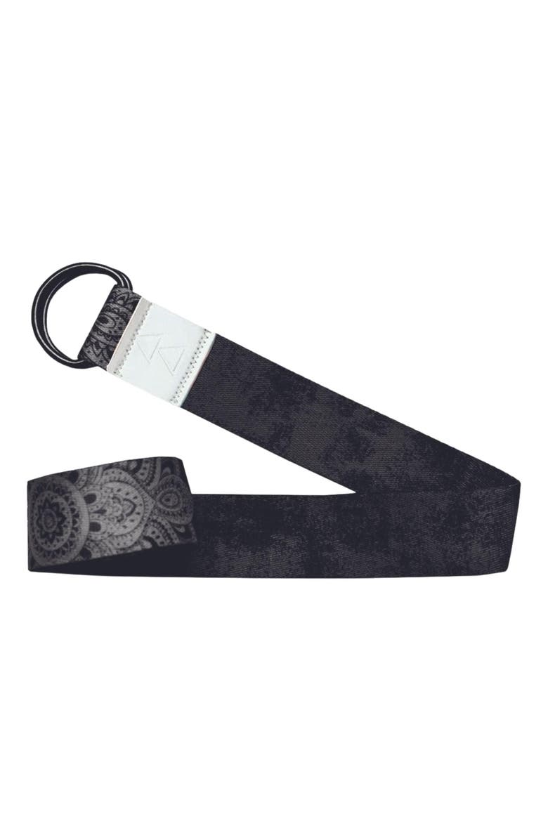 Yoga Design Lab Yoga Strap, Alternate, color, Mandala Black