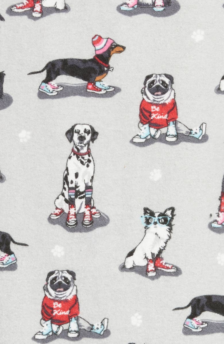 PJ Salvage Flannel Pajamas with Headband, Alternate, color,