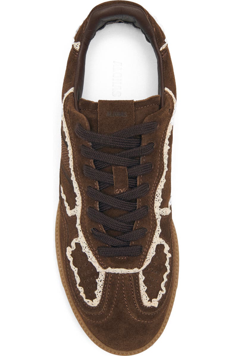 ALOHAS Tb.490 Crochet Trim Sneaker, Alternate, color, Crochet Chocolate