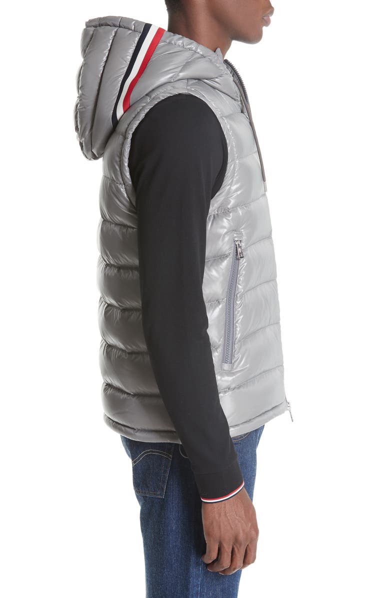 Moncler Lanoux Down Hooded Vest, Alternate, color,