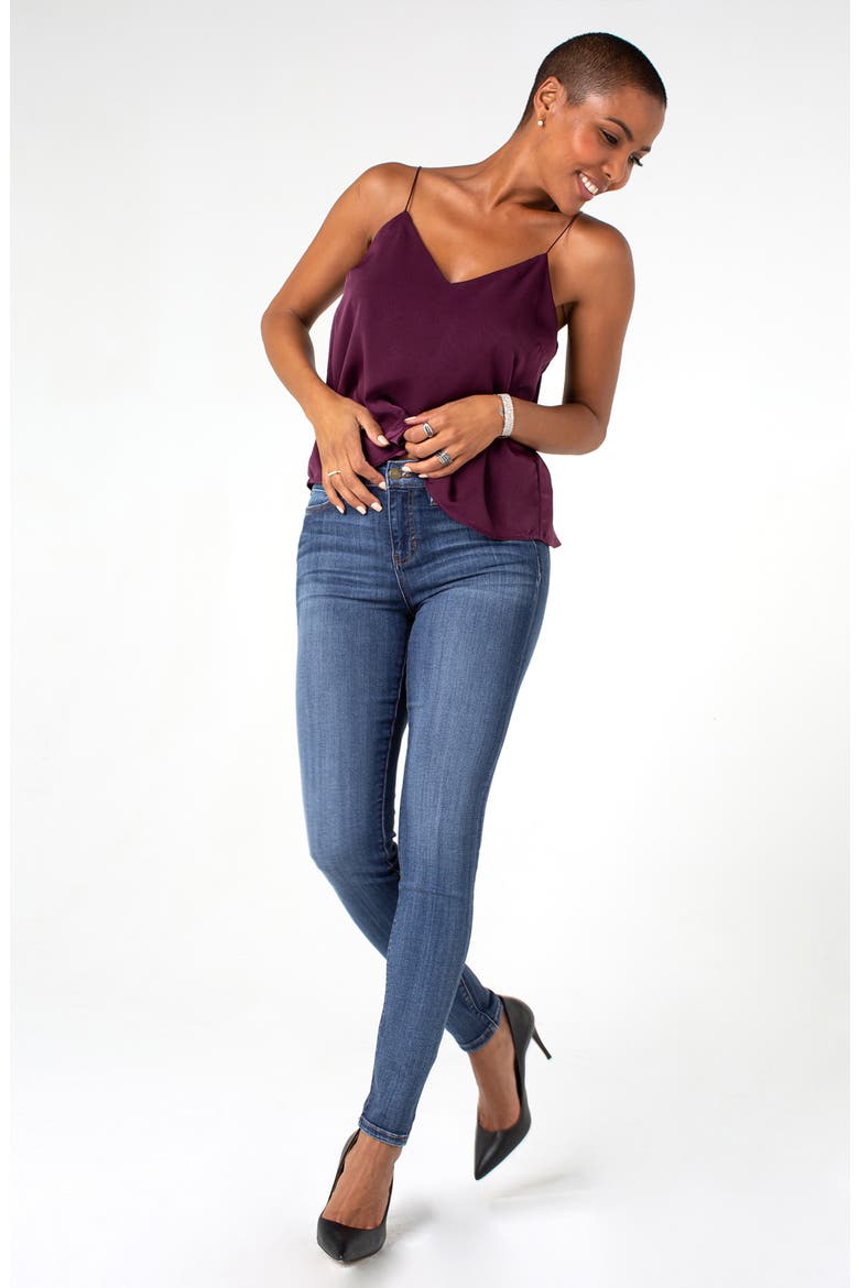 Liverpool Abby Skinny Jeans, Alternate, color, VICTORY