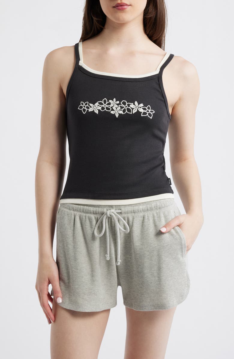 Rip Curl Half Moon Bay Layer Camisole, Main, color, Washed Black