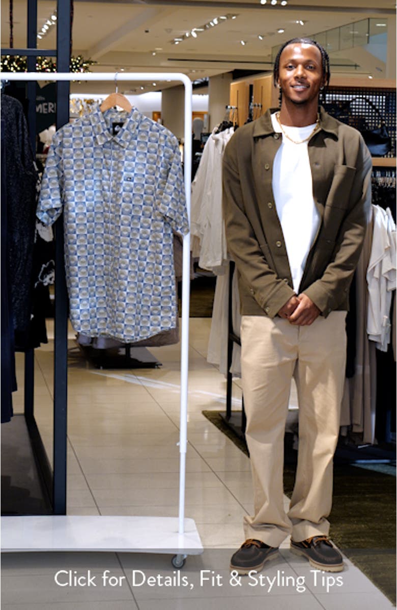 Florever Classic Short Sleeve Button-Up Shirt, sales video thumbnail