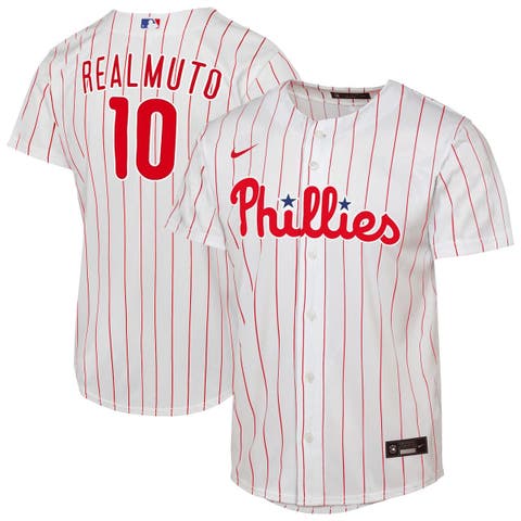 Youth Nike J.T. Realmuto White Philadelphia Phillies Home Replica Player Jersey