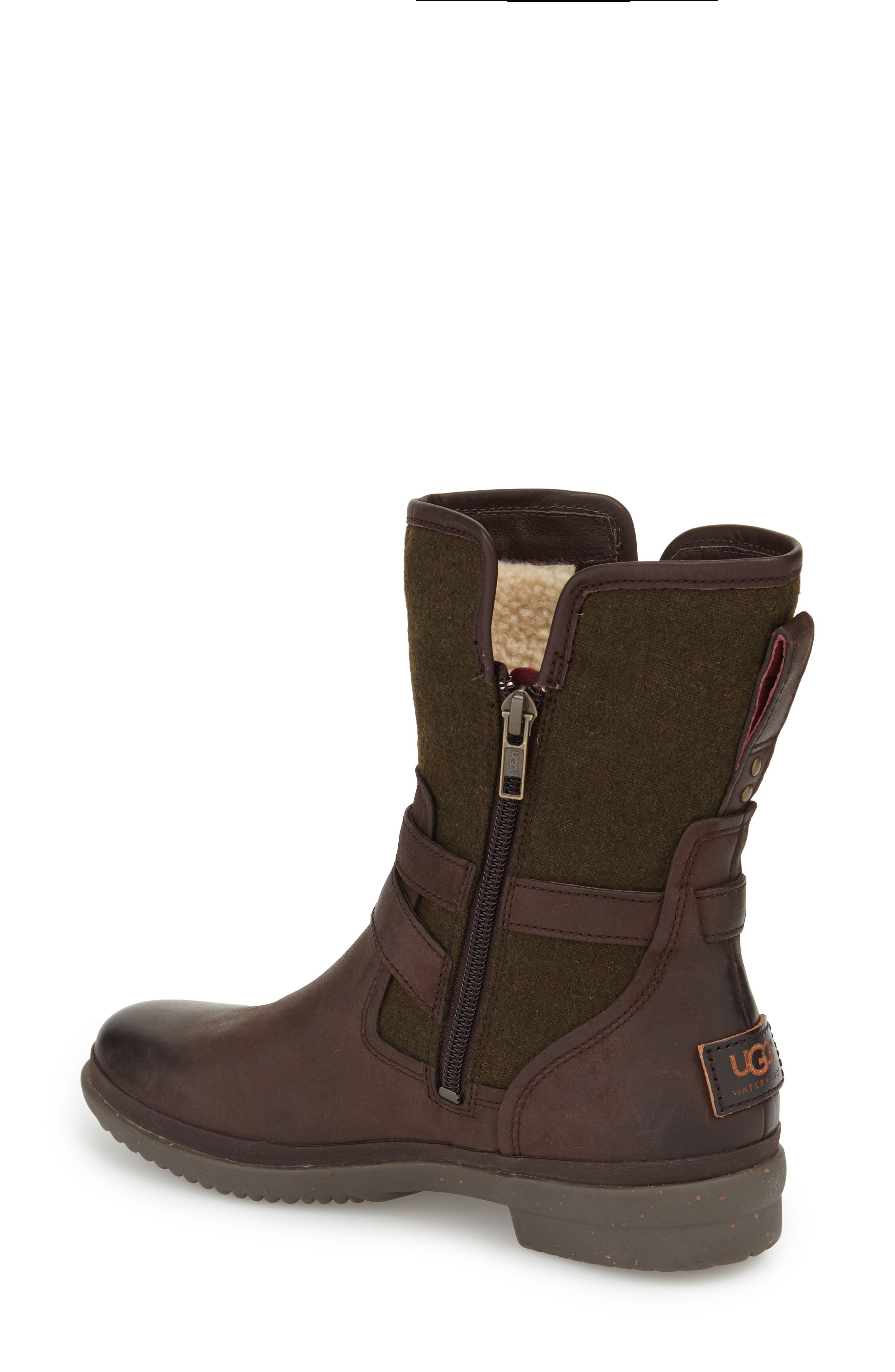 UGG<sup>®</sup> UGG Simmens Waterproof Leather Boot, Alternate, color, 