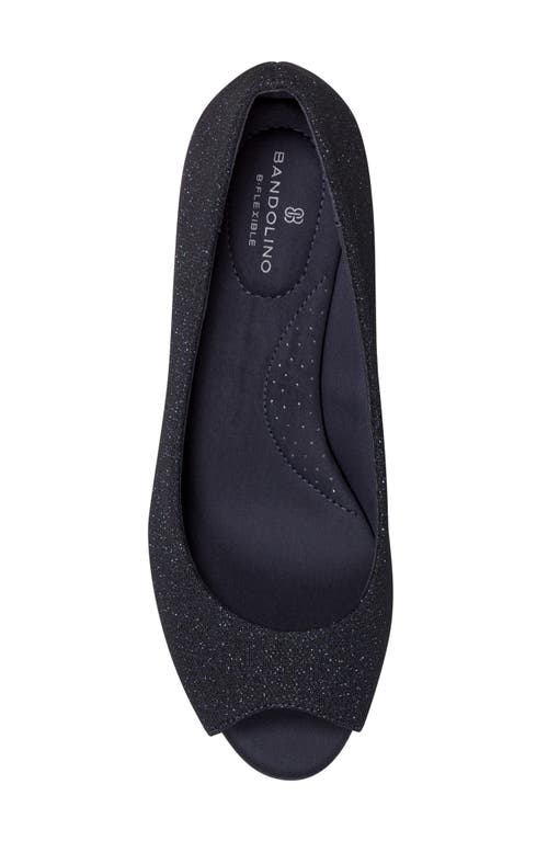 BANDOLINO BANDOLINO PEEP TOE WEDGE PUMP
