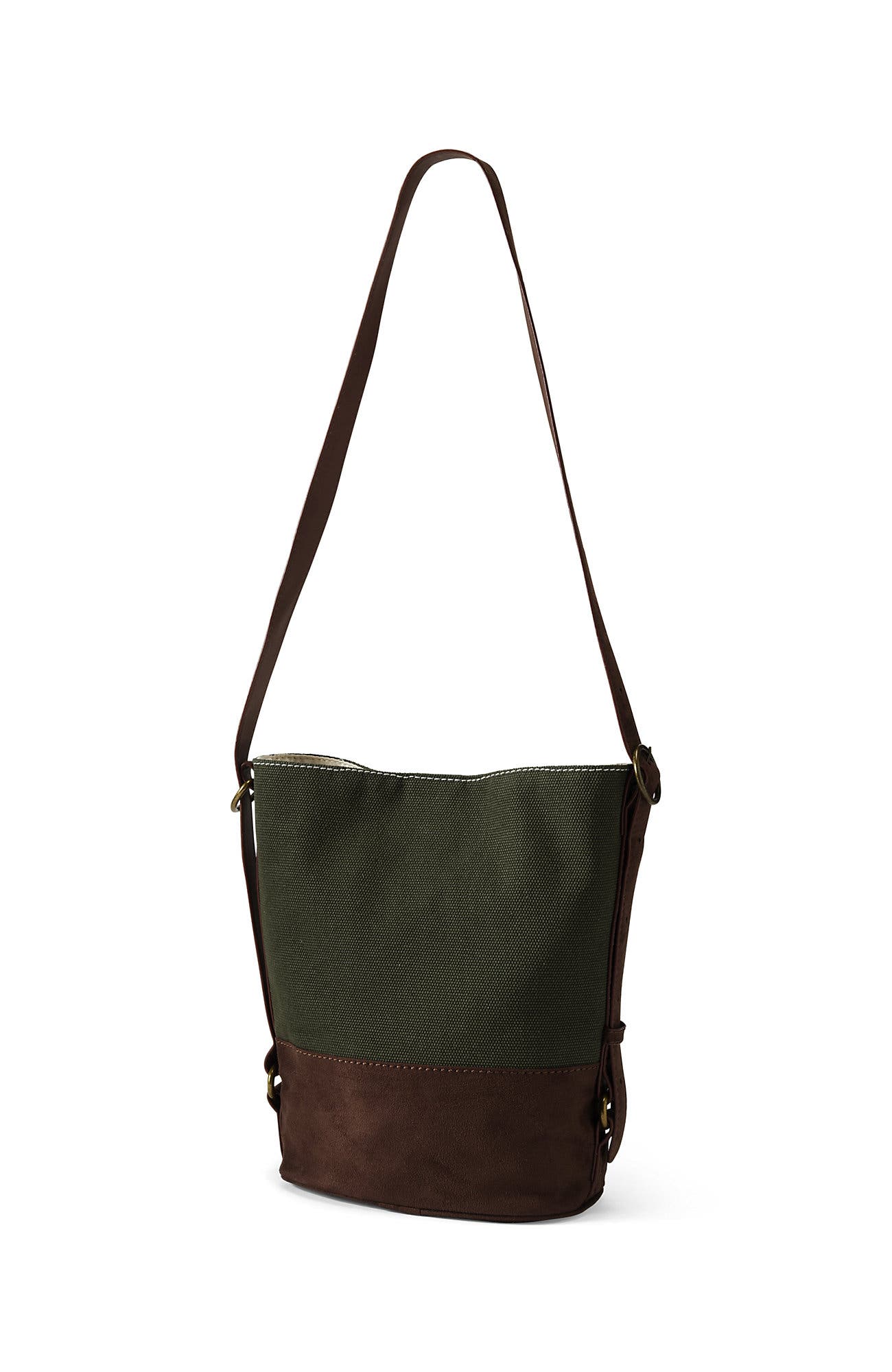 Bucket Bag, Alternate, color, Olive Green/Brown
