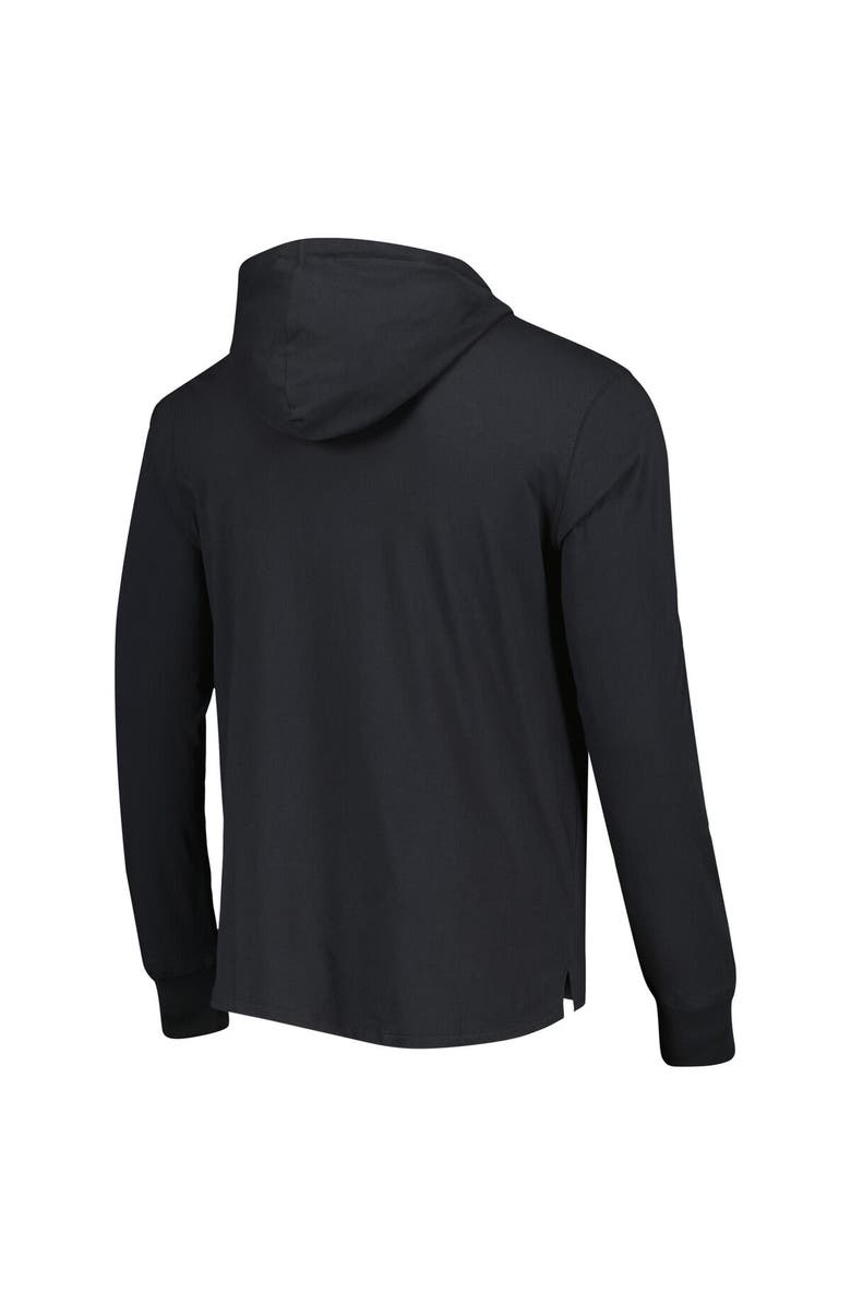 '47 Men's '47 Black Las Vegas Raiders Field Franklin Hooded Long Sleeve T-Shirt, Alternate, color, Black