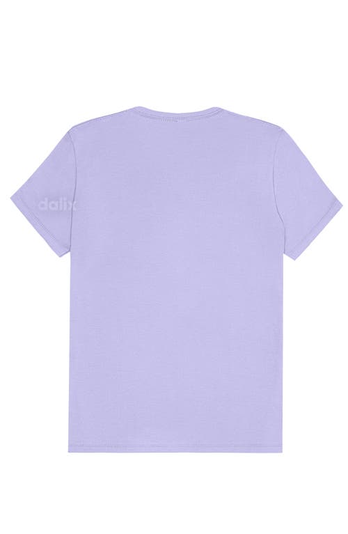 Dalix Womens Lil Peach Jersey Tee In Purple