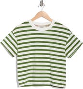 Scotch & Soda Boxy Yarn Dye Stripe T-Shirt