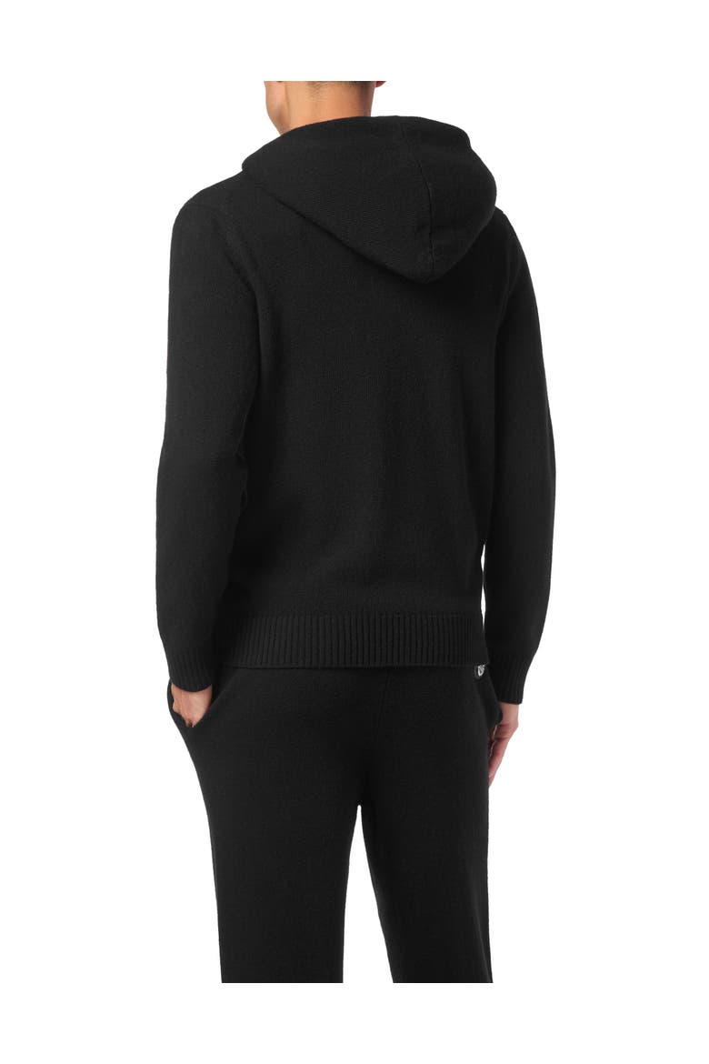 Knit Hoodie Men, Alternate, color, black