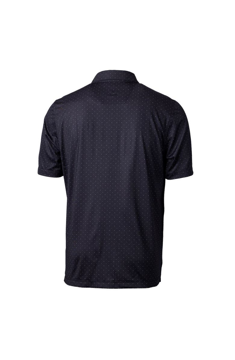 Cutter & Buck Men's Cutter & Buck  Black Nashville Sounds Pike Double Dot Print Stretch Polo, Alternate, color, 