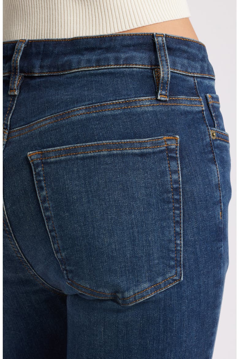 Le Mini Boot Split Hem Bootcut Jeans, Alternate, color, MOONFLOWER