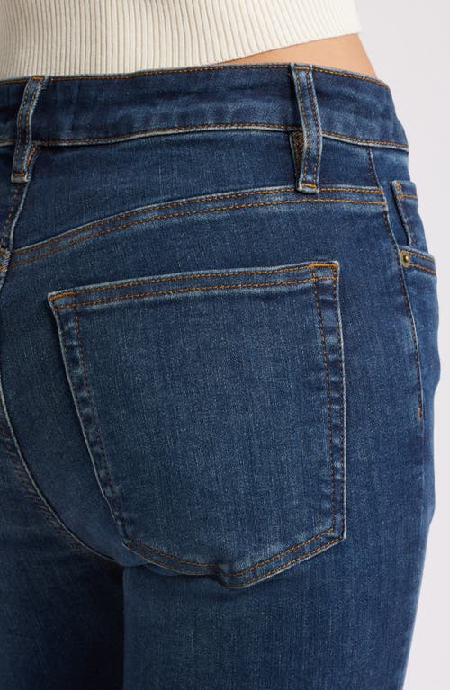 Shop Frame Le Mini Boot Split Hem Bootcut Jeans In Moonflower