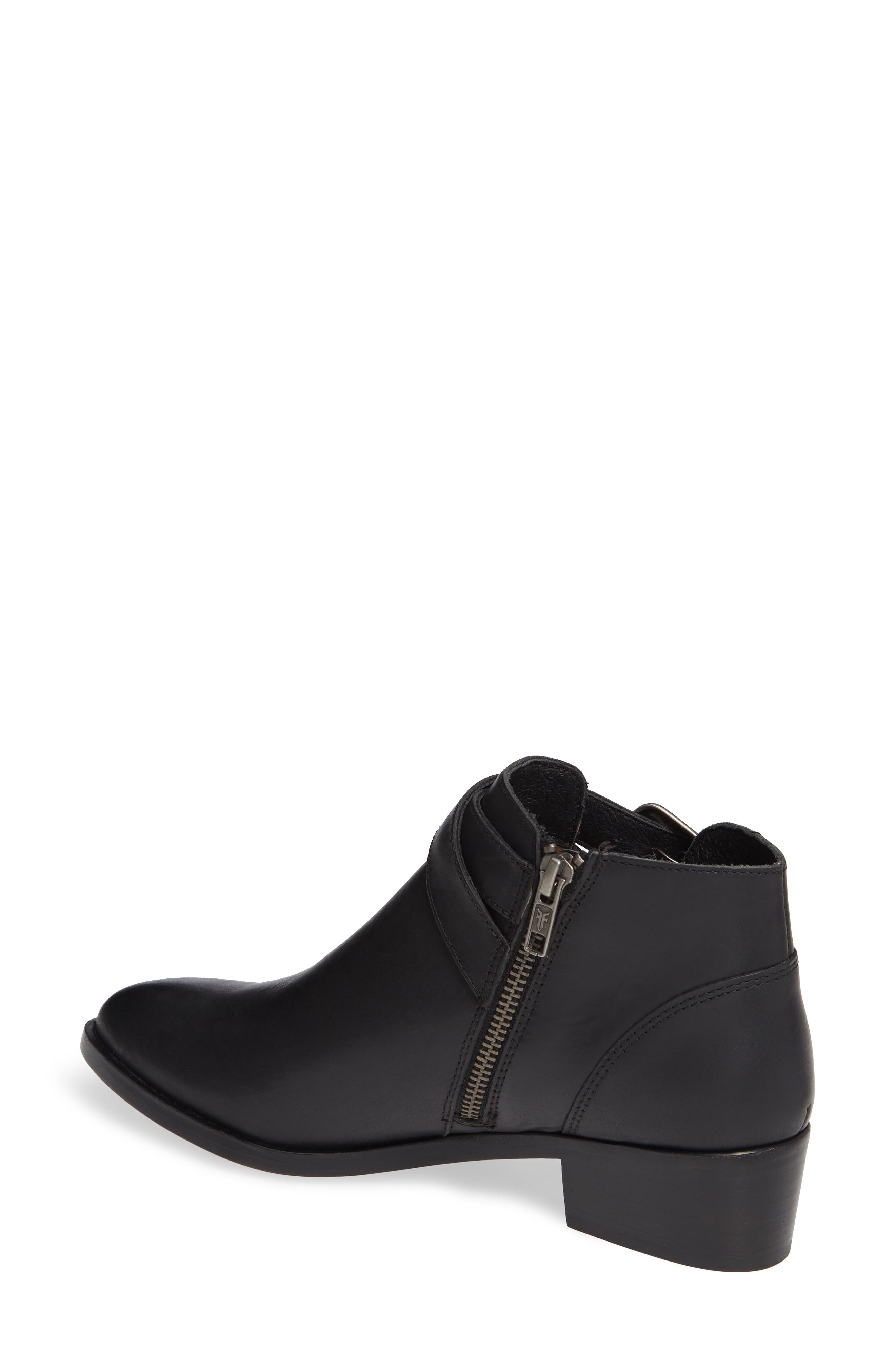 Ray Western Bootie, Alternate, color, BLACK LEATHER
