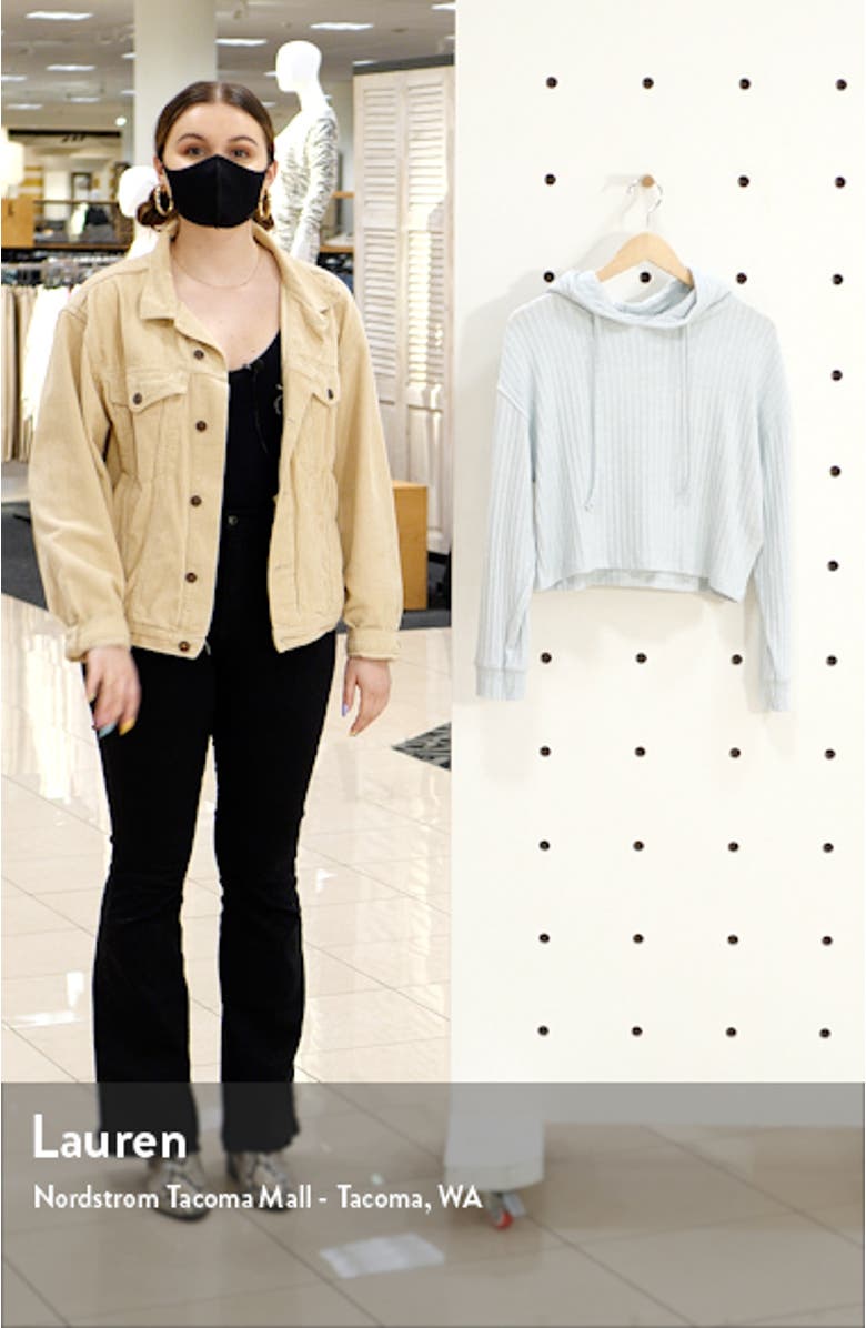 Cozy Ribbed Hoodie, sales video thumbnail