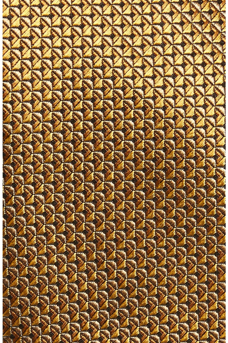 Solid Silk Tie, Alternate, color, GOLD