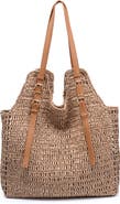 MODA LUXE Straw Tote