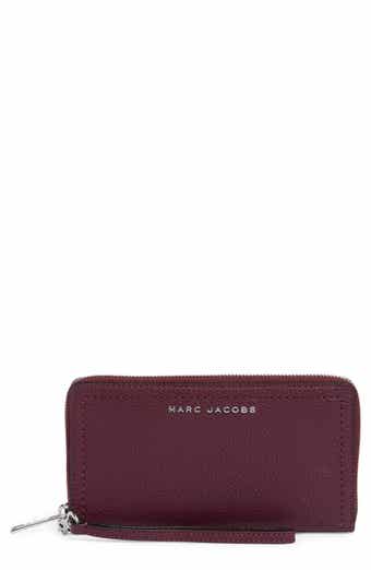 Leather Wristlet Continental Wallet
