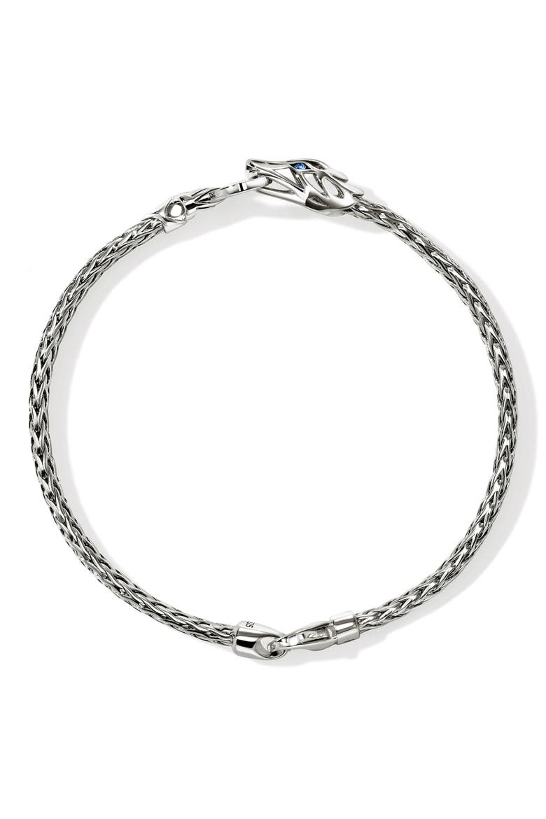 Naga Bracelet, Alternate, color, SILVER