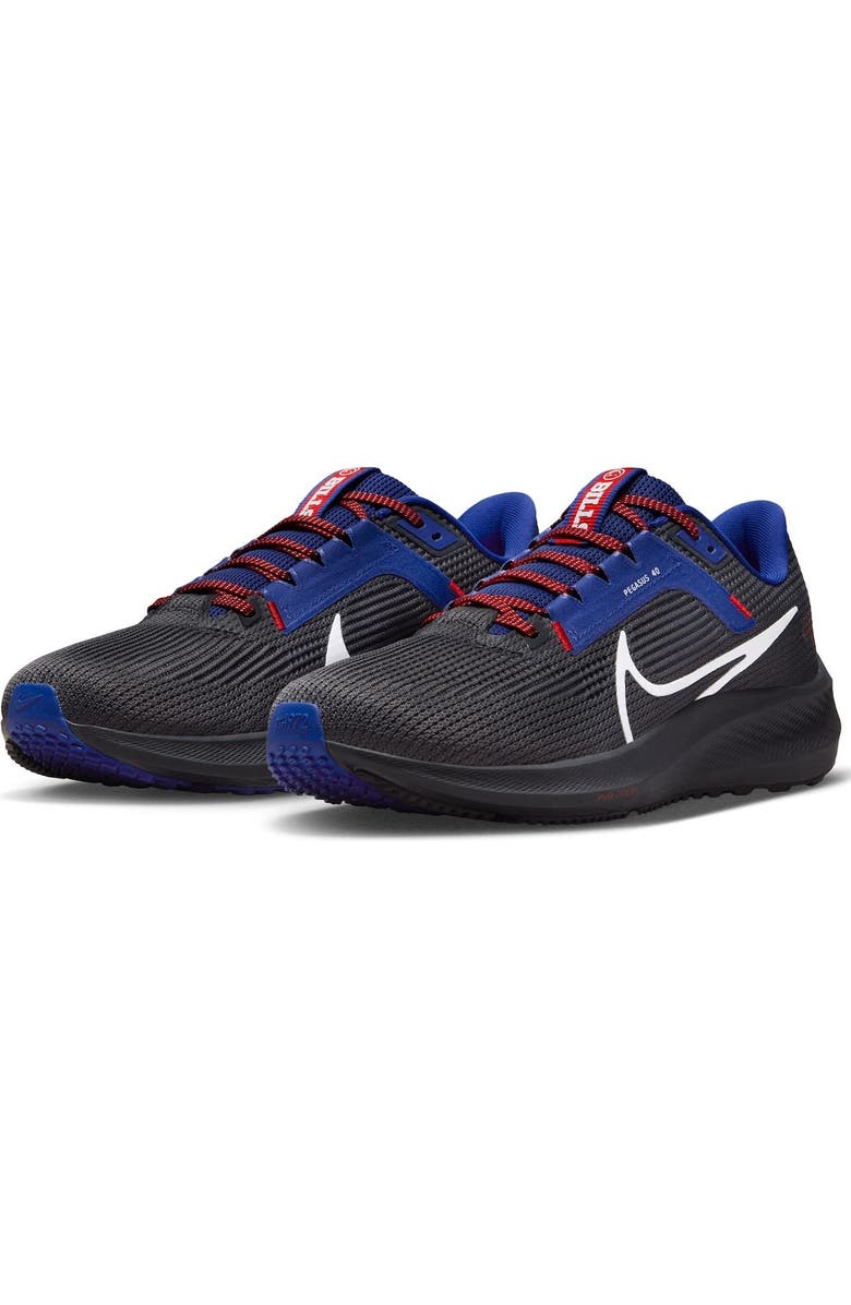 Nike Unisex Nike Anthracite Buffalo Bills Zoom Pegasus 40 Running Shoe, Alternate, color,