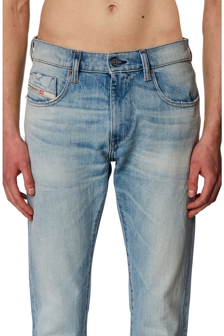 D-Strukt Slim Fit Jeans, Alternate, color, DENIM