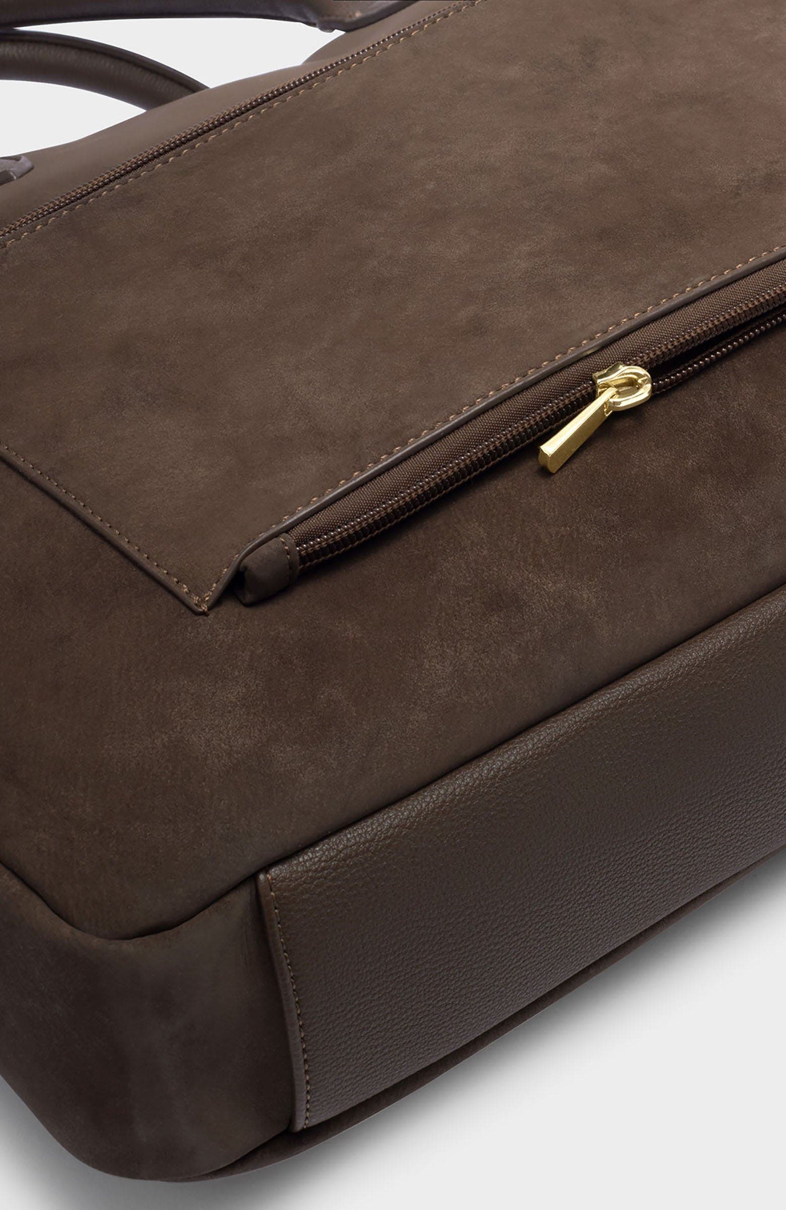 City Laptop Bag, Alternate, color, Chocolate Suedette / Chocolate