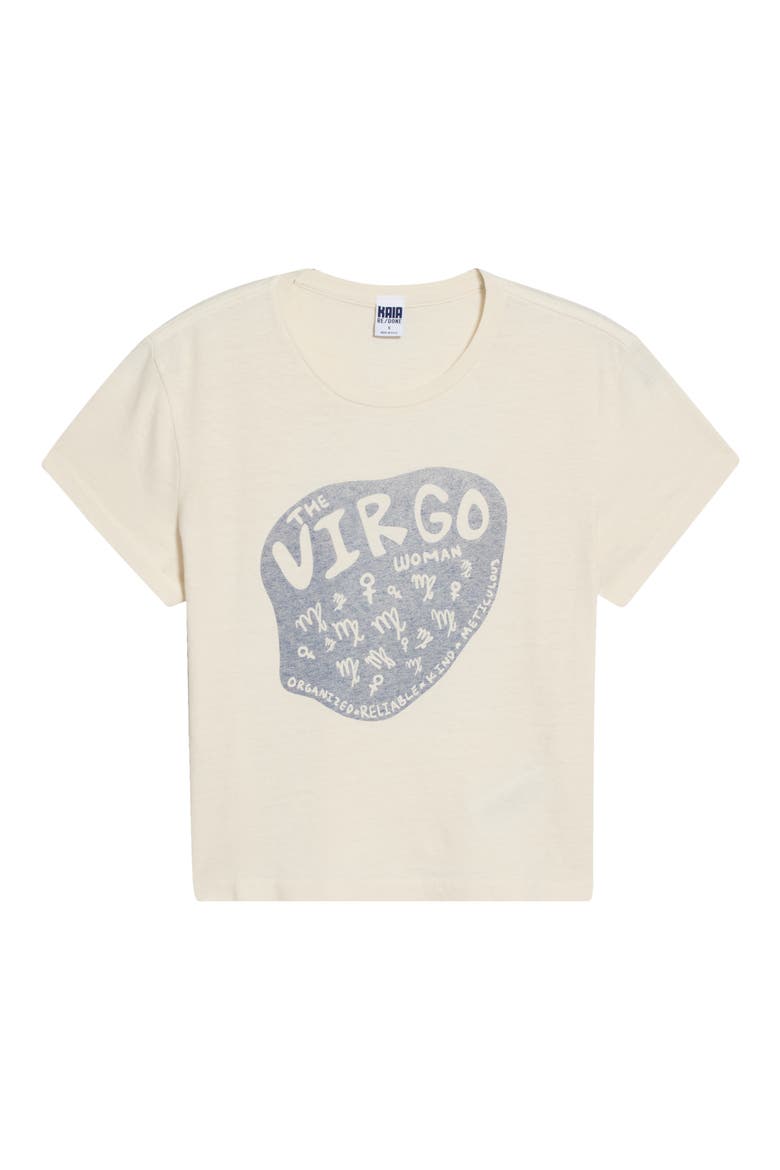 '50s Graphic Cotton & Recycled Cotton Boxy Tee, Main, color, PARCHMENT