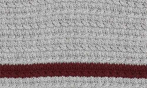 525 Brooks Stripe Cotton Pullover Sweater In Gray