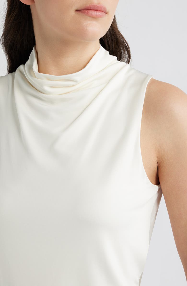 BOSS Ecary Sleeveless Cowl Neck Top, Alternate, color, Soft Cream