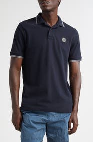 Stone Island Tipped Stretch Cotton Polo