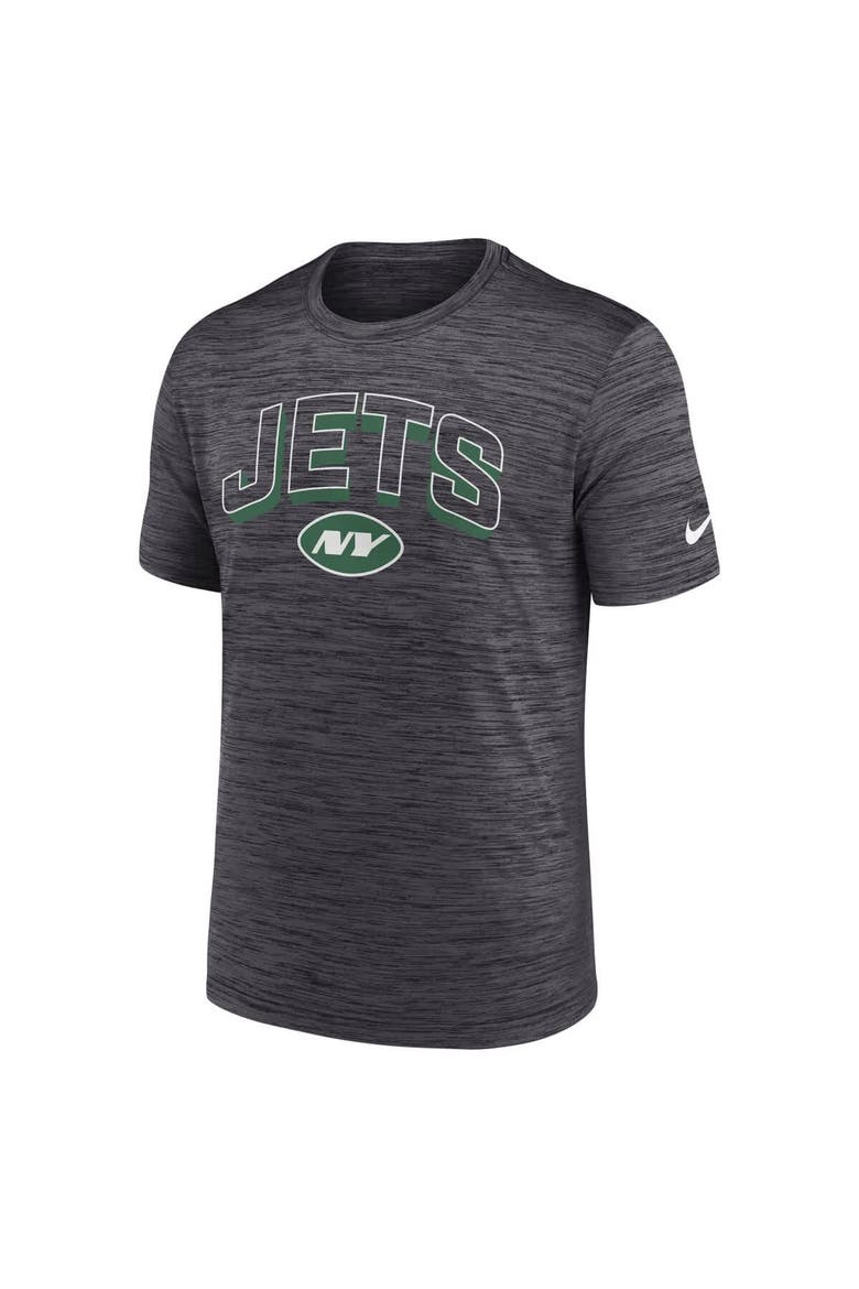 Men's Nike Charcoal New York Jets Primetime Velocity Dri-FIT T-Shirt, Alternate, color, Charcoal