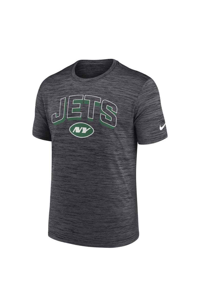 Nike Men's Nike Charcoal New York Jets Primetime Velocity Dri-FIT T-Shirt, Alternate, color, Charcoal