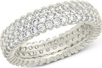 Jolene Cubic Zirconia Rainbow Eternity Ring