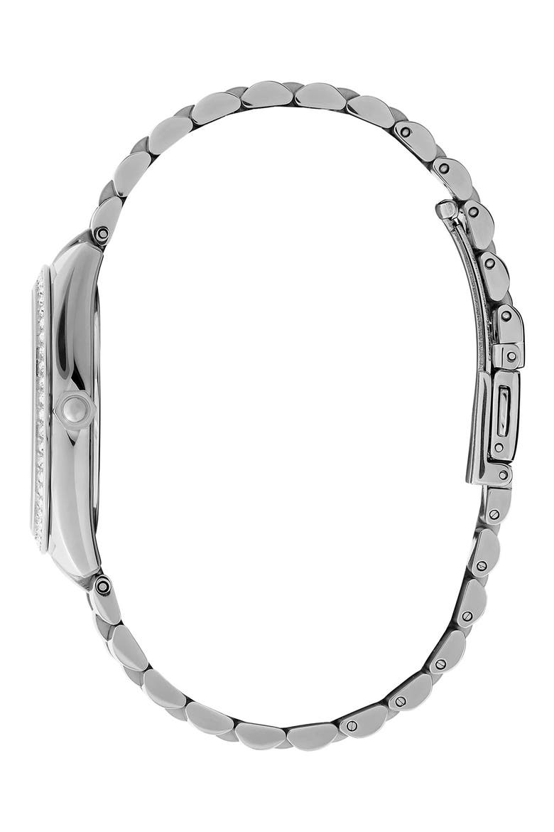 Bejewelled Bracelet Watch, 34mm, Alternate, color, SILVER/ ROSE