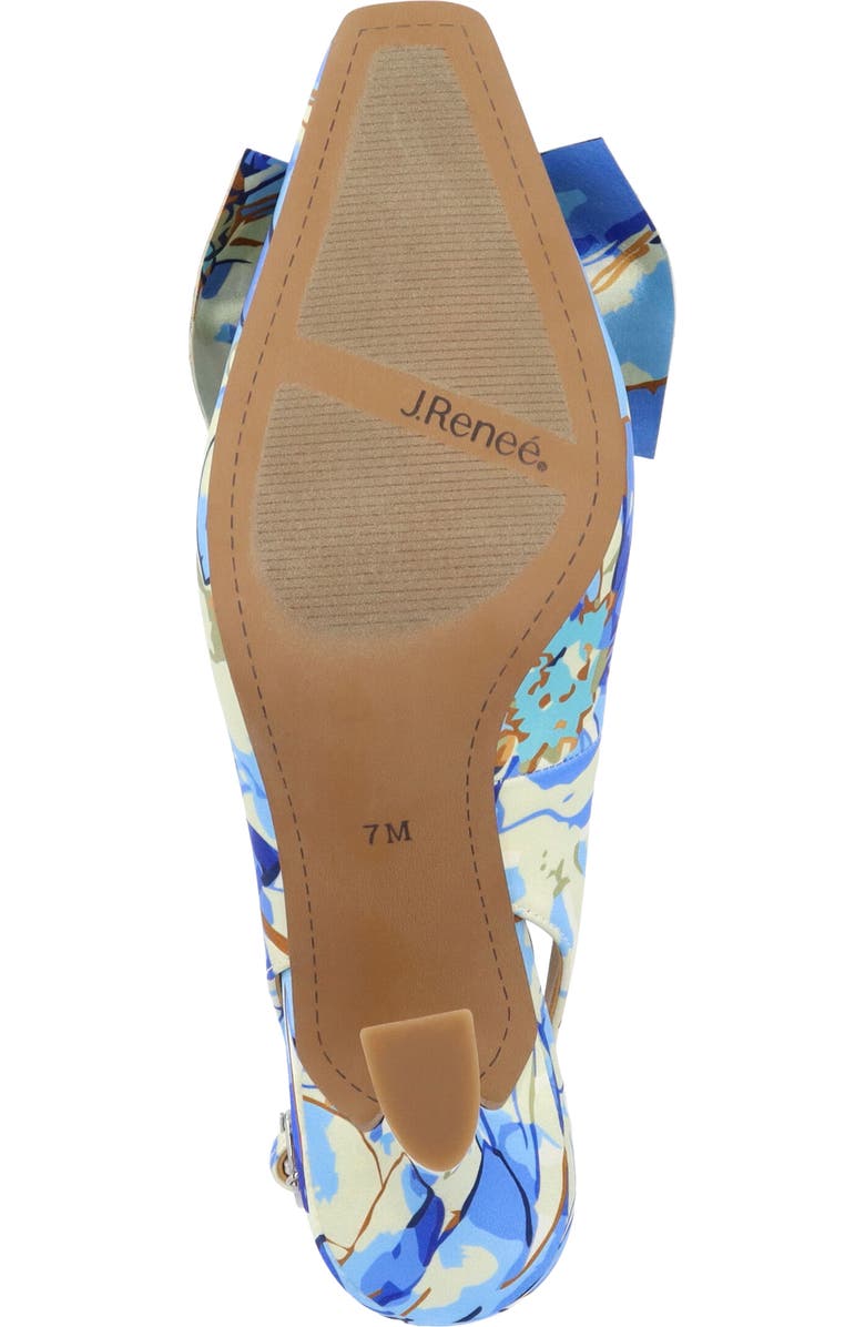 J. Reneé Harlan Floral Bow Slingback Pump, Alternate, color,