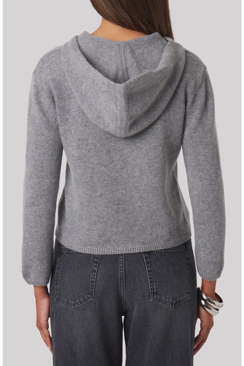 Marnie Cashmere Hoodie, Alternate, color, GREY