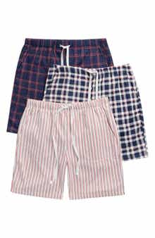 3-Pack Fleece Lounge Shorts