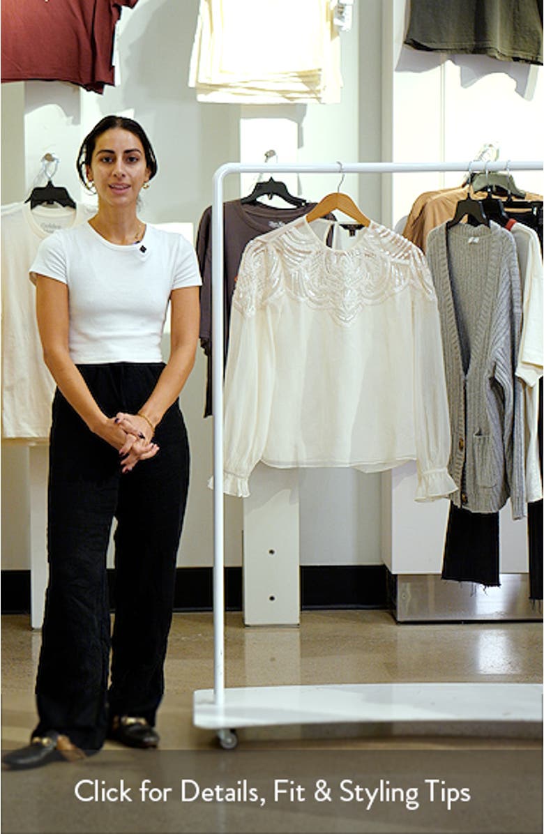 Artwork Embellished Top, sales video thumbnail